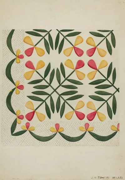 Applique Coverlet 2
