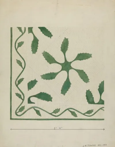 Applique Coverlet 3