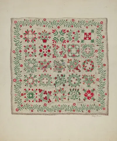 Applique Quilt 16