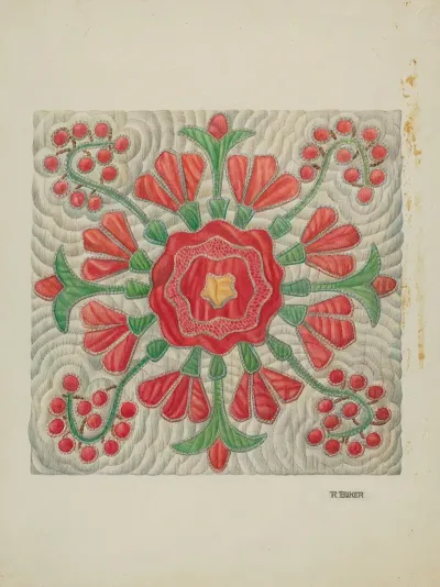 Applique Quilt 24