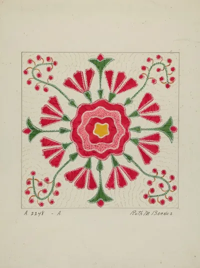 Applique Quilt 27