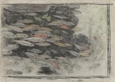 Aquarium Met Goudwinden