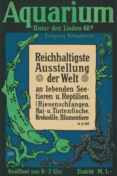 Aquarium Unter Den Linden Ausstellung An Lebenden Seetieren Und Reptilien