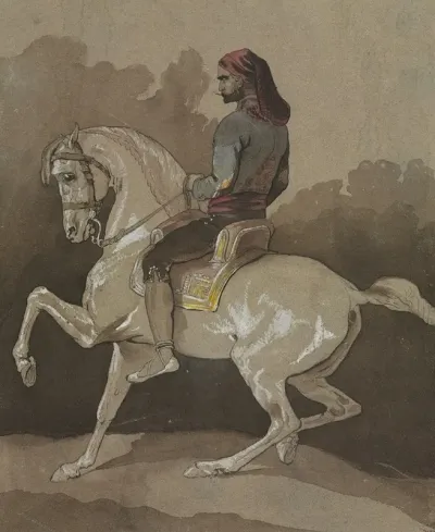 Arab On Horseback
