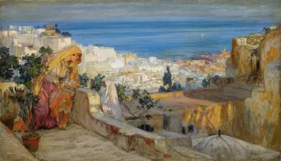Arab Women On A Rooftop Algiers Beyond
