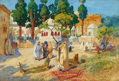 Arab Womens Day In The Cemetery Bou Kobrine
