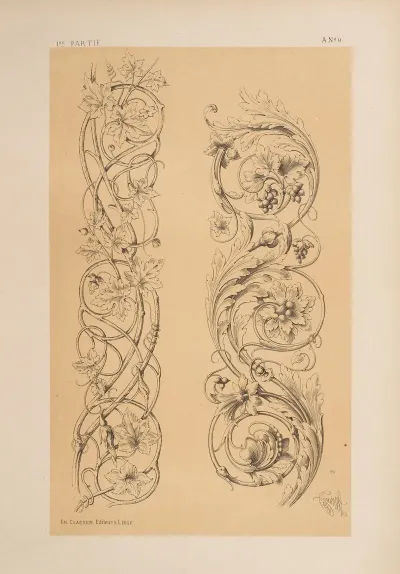 Arabesques A Sujets Du Regne Vegetal 2
