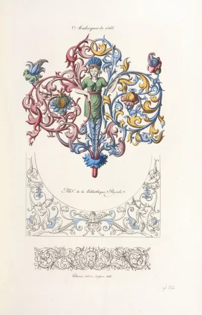 Arabesques De 1566 Ms De La Bibliotheque Royale