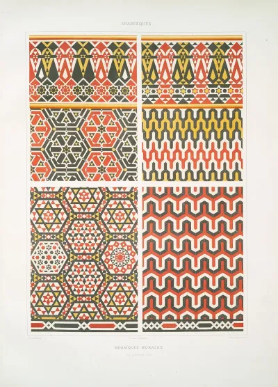 Arabesques Mosaiques Murales Xiie Xive Siecles