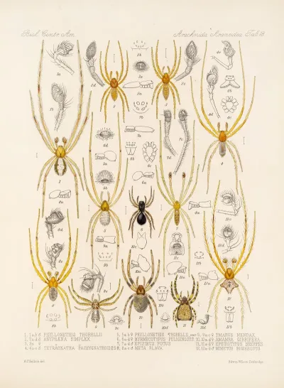 Arachnida Araneidea Pl 18