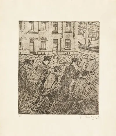Arbeiders Op Straat