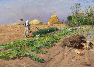 Arbeit Auf Dem Feld