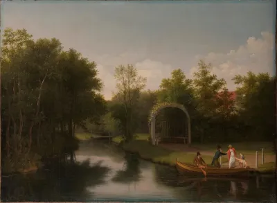Arbour In The Park Of Sanderumgard Manor