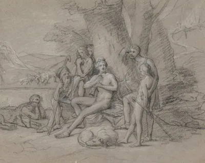 Arcadian Scene With Apollo