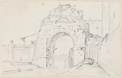 Arch Of Drusus Near The Appian Way