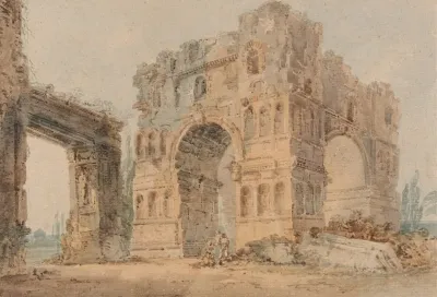 Arch Of Janus After Piranesi