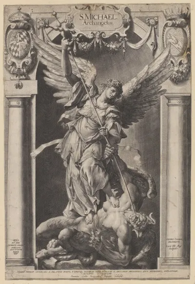 Archangel Michael Kills The Devil
