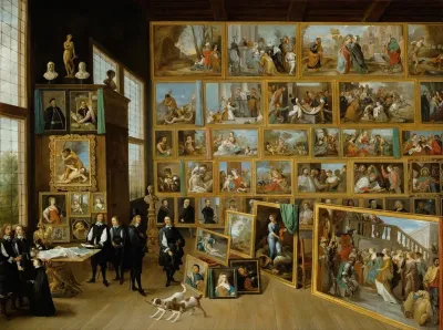 Archduke Leopold William In His Gallery At Brussels