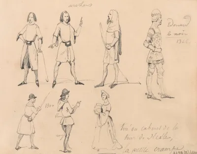Archers A Woman And Edward Prince Of Wales The Black Prince