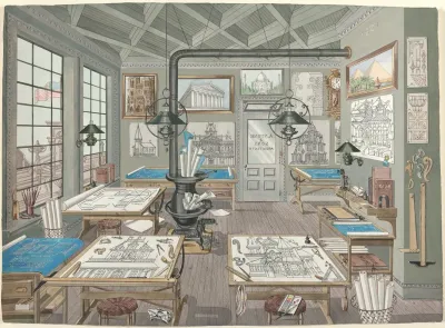 Architects Drafting Room 1884