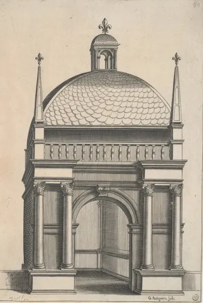 Architectural Design For An Arch And Dome