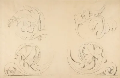 Architectural Motifs Four Rinceaux
