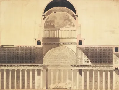 Architectural Project For The Church Of The Madeleine