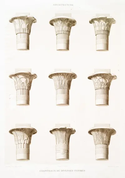 Architecture Chapiteaux De Diverses Formes