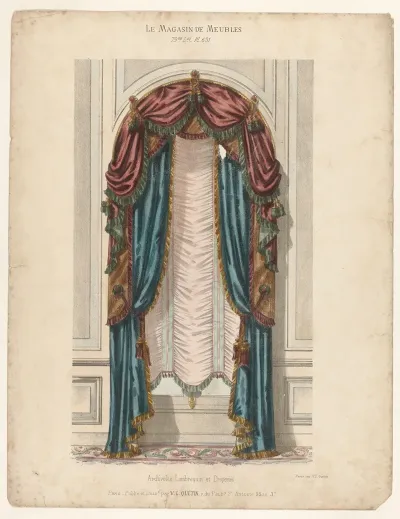 Archivolte Lambrequin Et Draperies