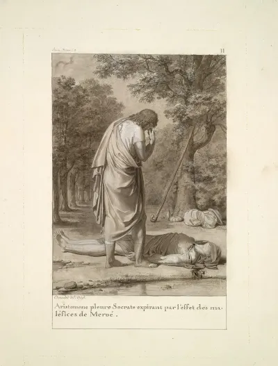 Aristomenes Mourning The Death Of Socrates From The Bewitchment Of Meroe