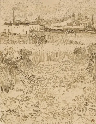 Arles View From The Wheatfields