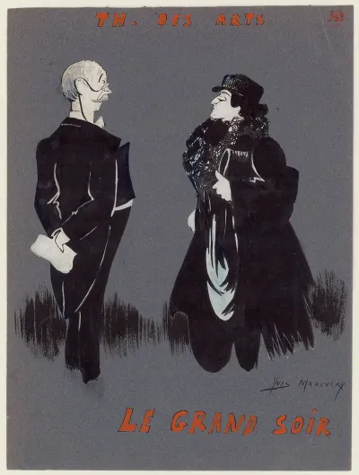 Armand Bour Et Vera Sergine Dans Le Grand Soir De Leopold Kampf