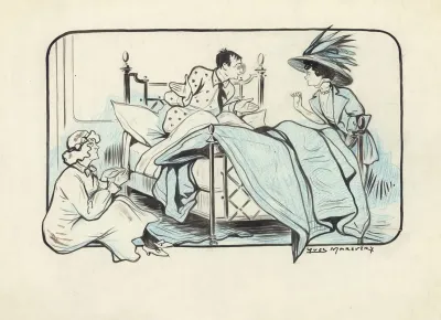 Armande Cassive Marcel Simon Et Suzanne Carlix Dans Occupe Toi Damelie De Georges Feydeau 2