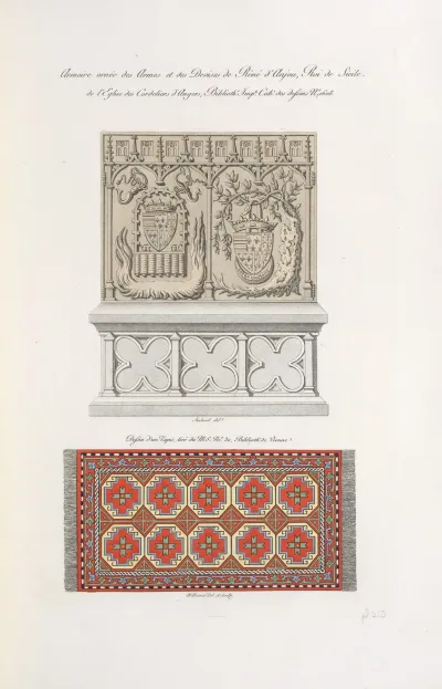 Armoire Ornee Des Armes Et Des Devises De Rene Danjou Roi De Sicile
