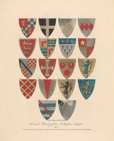 Armorial Bearings From St Stephens Chapel
