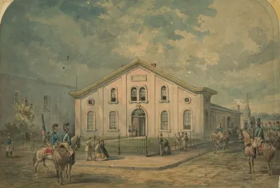 Armory Of First City Troop Escorted Washington And Every President Since
