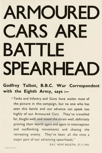 Armoured Cars Are Battle Spearhead