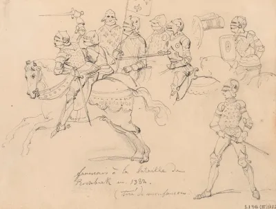 Armoured Rider On Horseback
