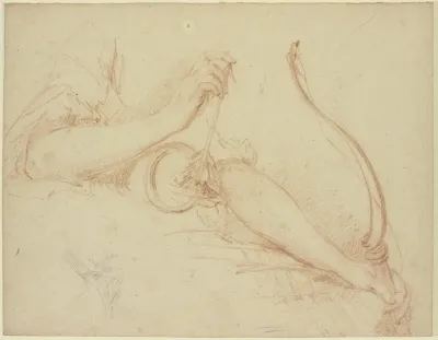 Armstudie Mit Pfeil Und Bogen