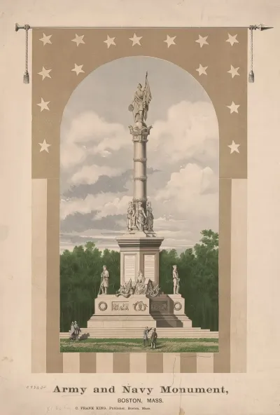 Army And Navy Monument Boston Mass