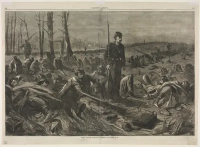 Army Of Othe Potomac Sleeping On Their Arms