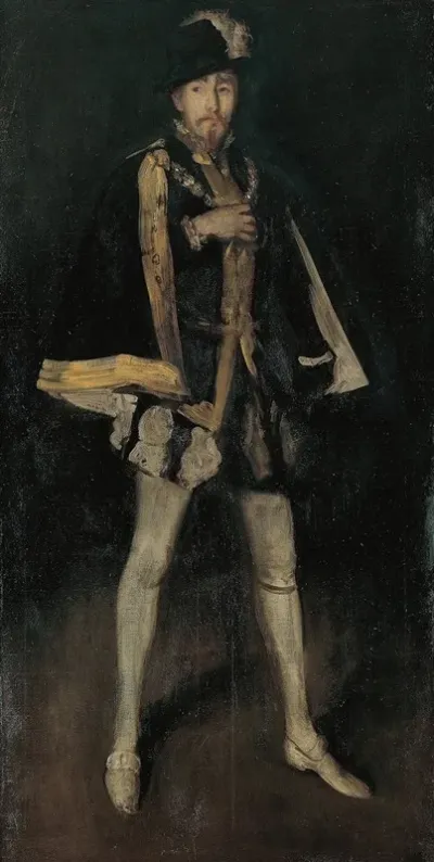 Arrangement In Black No 3 Sir Henry Irving As Philip Ii Of Spain