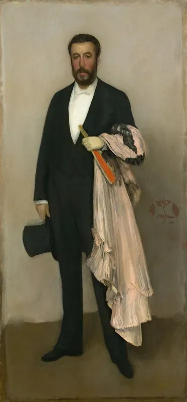 Arrangement In Flesh Colour And Black Portrait Of Theodore Duret
