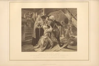 Arrest Of Alice Lisle E M Ward