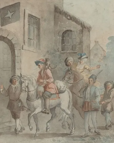Arrival At An Inn