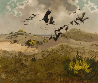 Arrival Of Cranes