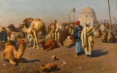 Arrival Of The Caravan