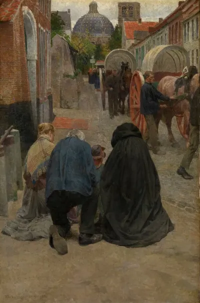 Arrival Of The Procession
