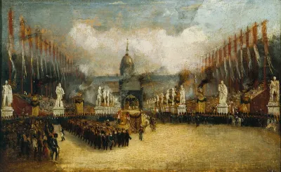 Arrivee Des Cendres De Napoleon Sur Lesplanade Des Invalides Le 15 Decembre 1840