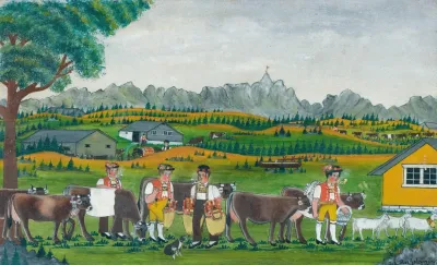 Arriving At The Alp